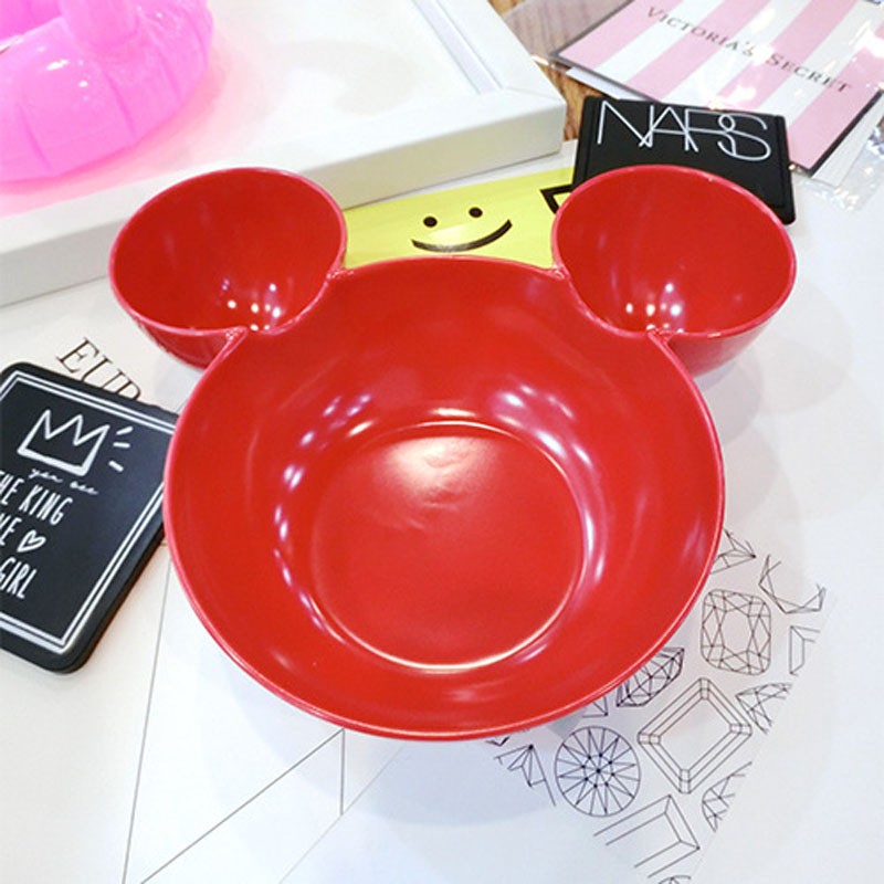 Kids Plates Mickey Mouse Dinnerware Set